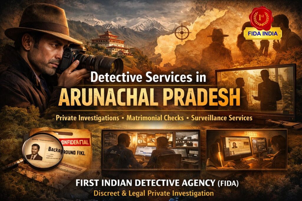 Detective Agency in Delhi and India detective agency in arunachal pradesh by First Indian Detective Agency