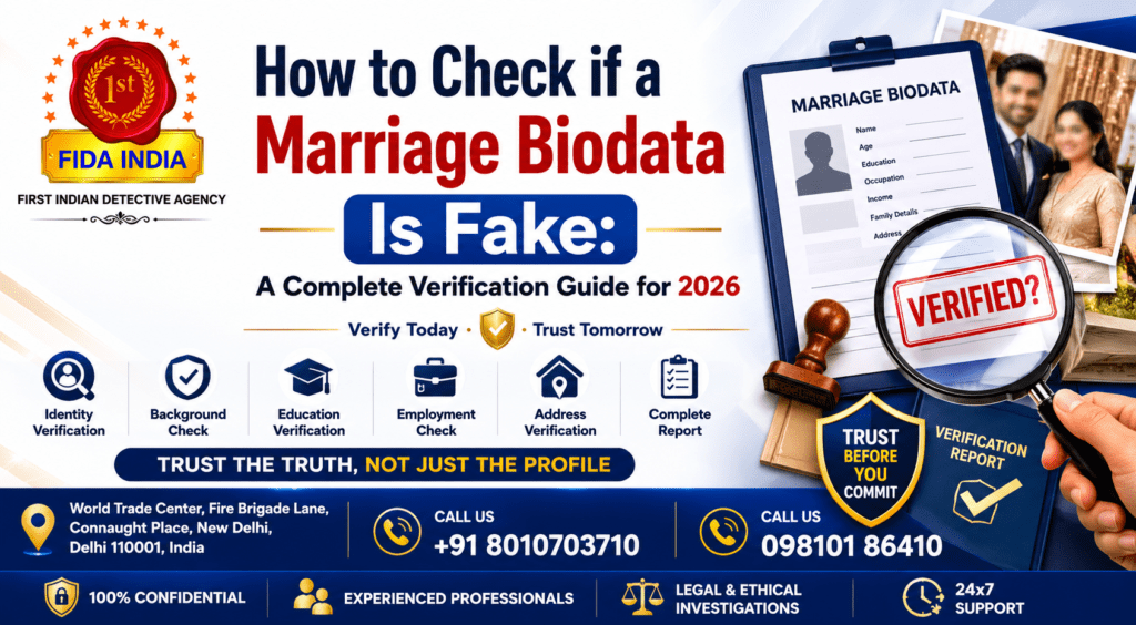 Marriage biodata verification guide to trust
